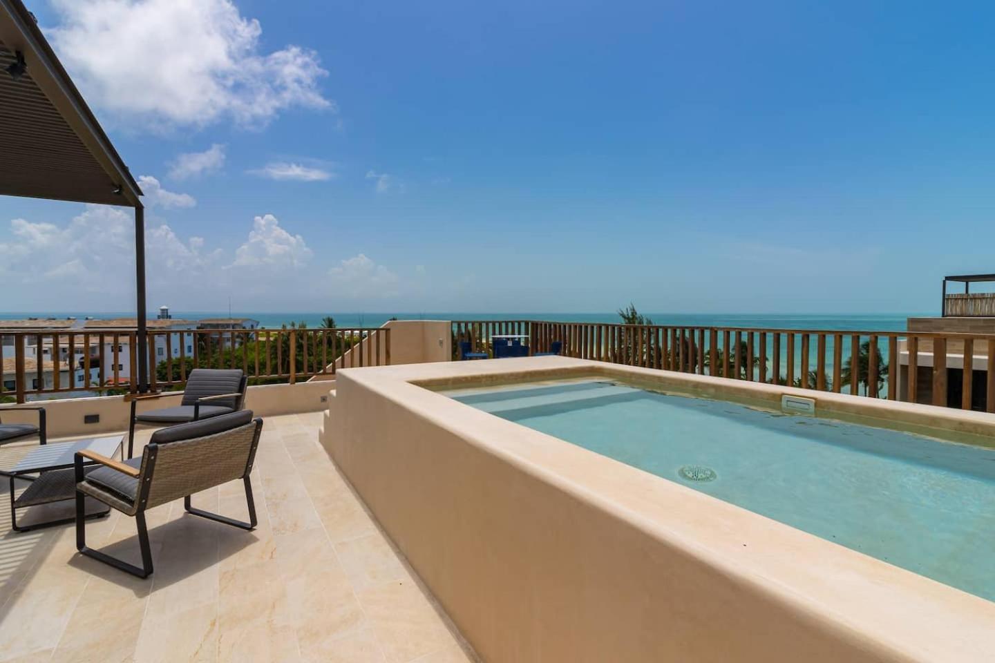 Penthouse Con Alberca Privada Y Hermosas Vistas Al Mar - A301 Isla Holbox ภายนอก รูปภาพ