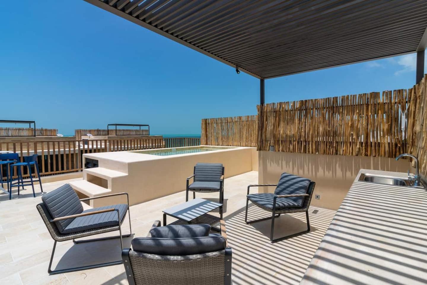 Penthouse Con Alberca Privada Y Hermosas Vistas Al Mar - A301 Isla Holbox ภายนอก รูปภาพ