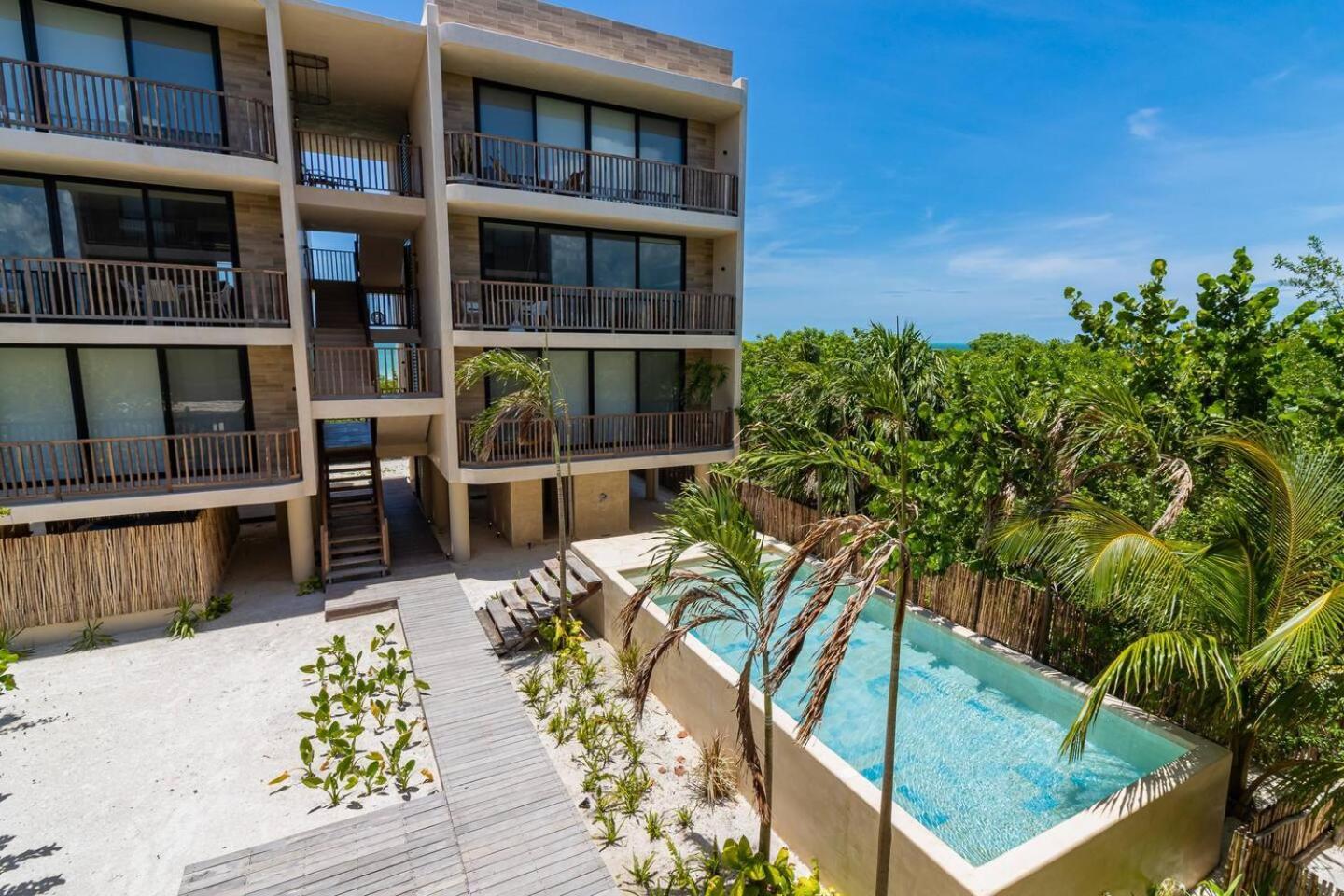 Penthouse Con Alberca Privada Y Hermosas Vistas Al Mar - A301 Isla Holbox ภายนอก รูปภาพ