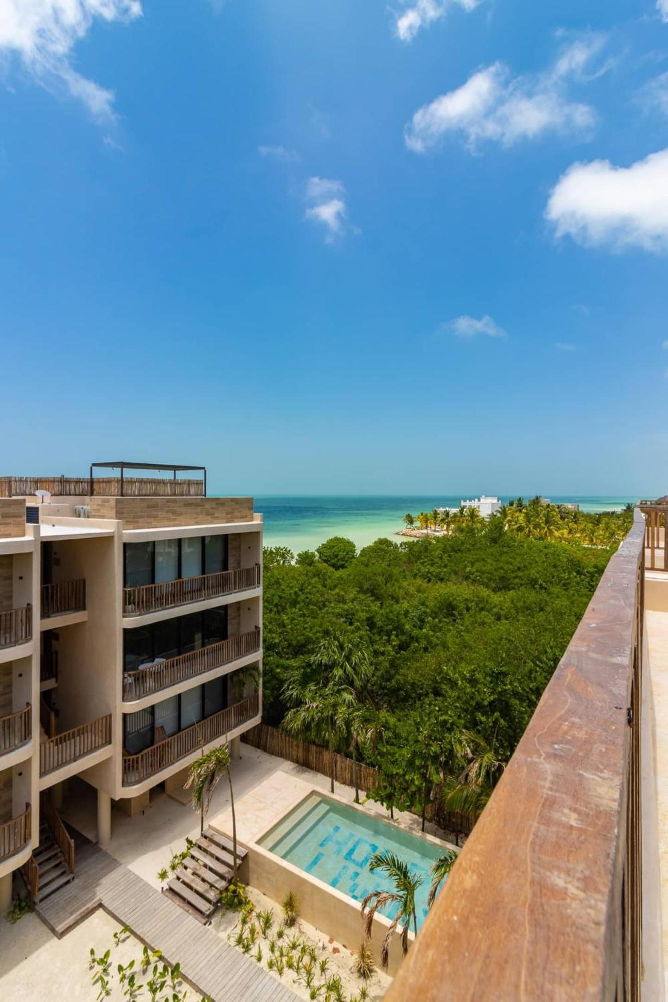 Penthouse Con Alberca Privada Y Hermosas Vistas Al Mar - A301 Isla Holbox ภายนอก รูปภาพ